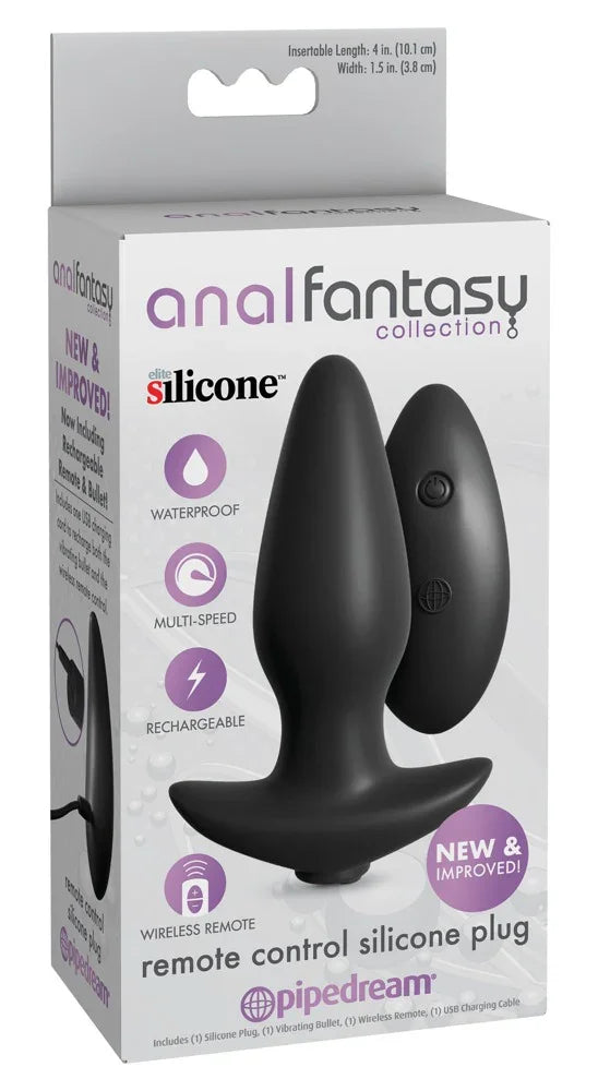 remote control silicone plug - Happytoys Sexshop: Toys for Feeling Happy & Easy 😊 - Discreet geleverd