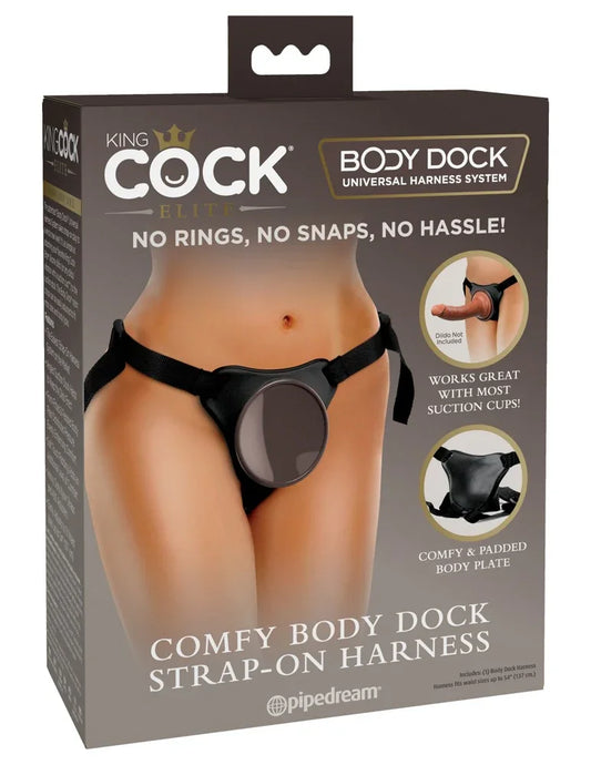Comfy Body Dock Strap-on Harness - Happytoys Sexshop: Toys for Feeling Happy & Easy 😊 - Discreet geleverd