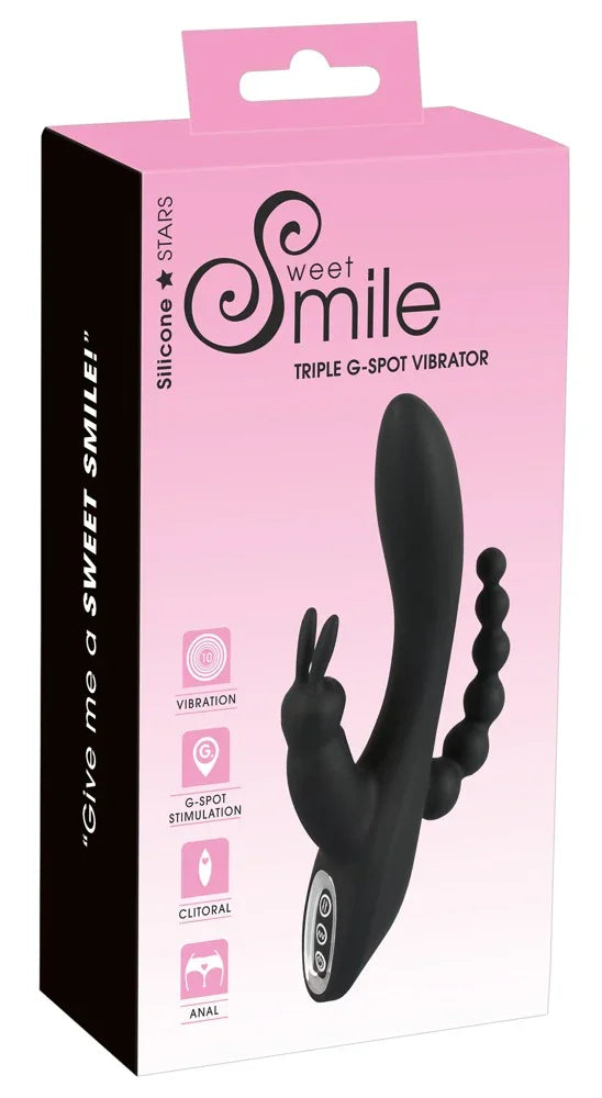 Triple G-Spot Vibrator - Happytoys Sexshop: Toys for Feeling Happy & Easy 😊 - Discreet geleverd