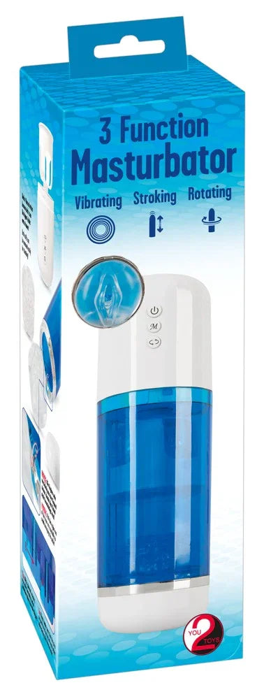 3 Function Masturbator - Happytoys Sexshop: Toys for Feeling Happy & Easy 😊 - Discreet geleverd