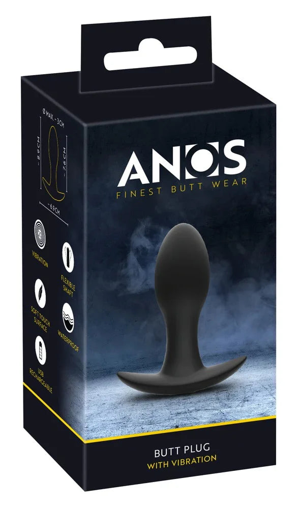 Butt Plug with Vibration - Happytoys Sexshop: Toys for Feeling Happy & Easy 😊 - Discreet geleverd