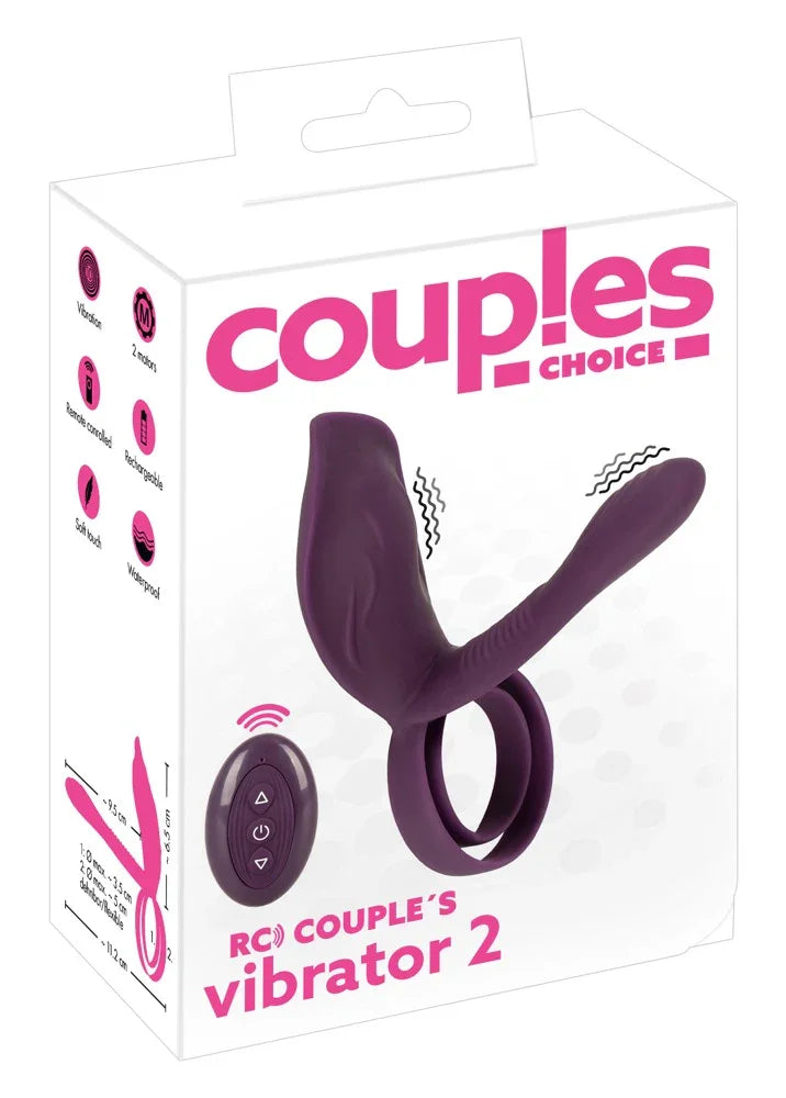 RC Couple‘s Vibrator 2 - Happytoys Sexshop: Toys for Feeling Happy & Easy 😊 - Discreet geleverd