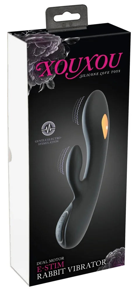 E-Stim Rabbit Vibrator - Happytoys Sexshop: Toys for Feeling Happy & Easy 😊 - Discreet geleverd