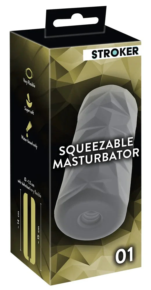 Squeezable Masturbator - Happytoys Sexshop: Toys for Feeling Happy & Easy 😊 - Discreet geleverd