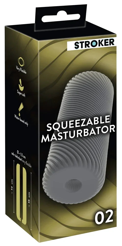 Squeezable Masturbator - Happytoys Sexshop: Toys for Feeling Happy & Easy 😊 - Discreet geleverd