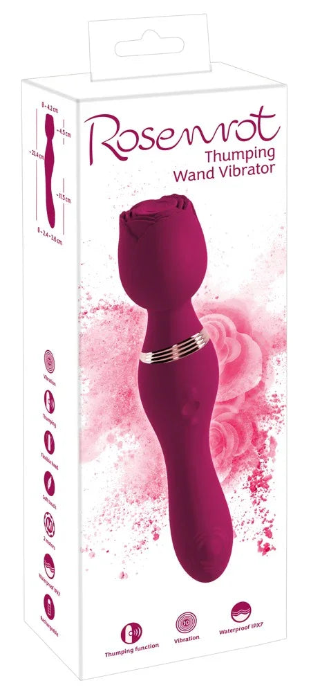 Thumping Wand Vibrator - Happytoys Sexshop: Toys for Feeling Happy & Easy 😊 - Discreet geleverd
