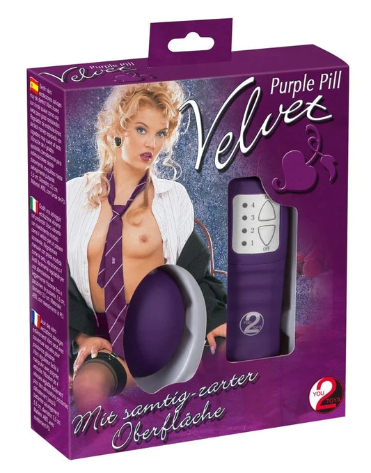 Velvet Purple Pill - Happytoys Sexshop: Toys for Feeling Happy & Easy 😊 - Discreet geleverd