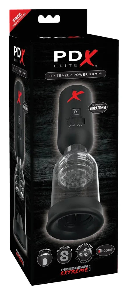 Tip Teazer Power Pump - Happytoys Sexshop: Toys for Feeling Happy & Easy 😊 - Discreet geleverd