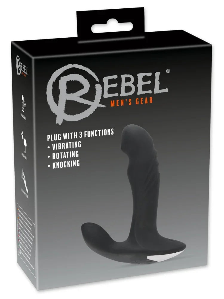 Rebel Plug with Perineum Stimulator - Happytoys Sexshop: Toys for Feeling Happy & Easy 😊 - Discreet geleverd