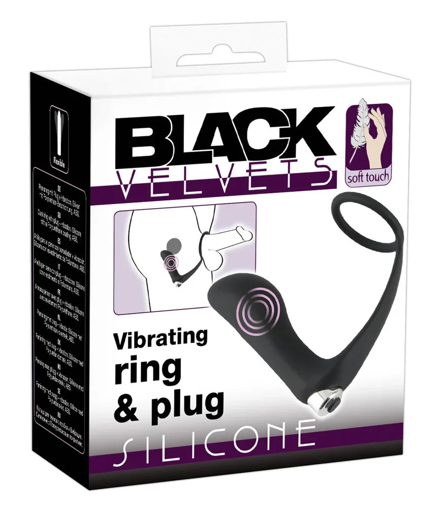 Vibrating Ring & Plug - Happytoys Sexshop: Toys for Feeling Happy & Easy 😊 - Discreet geleverd