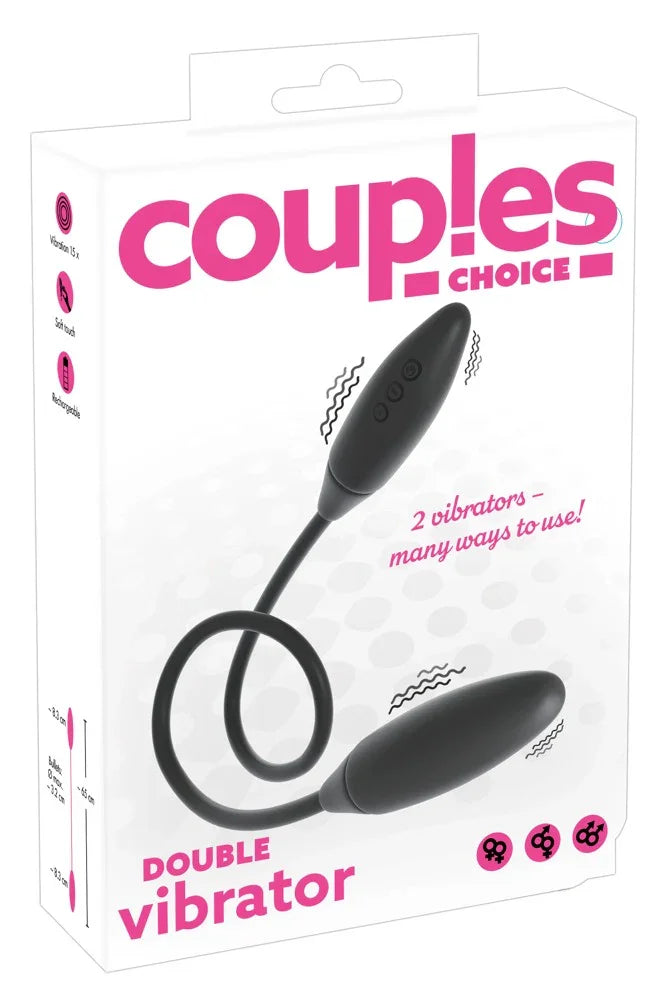 Double vibrator - Happytoys Sexshop: Toys for Feeling Happy & Easy 😊 - Discreet geleverd