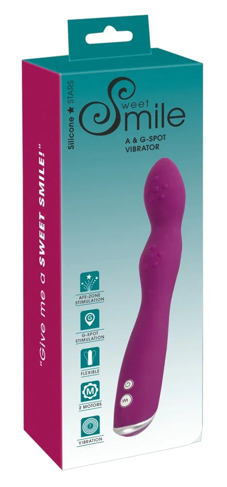 A & G-Spot Vibrator - Happytoys Sexshop: Toys for Feeling Happy & Easy 😊 - Discreet geleverd