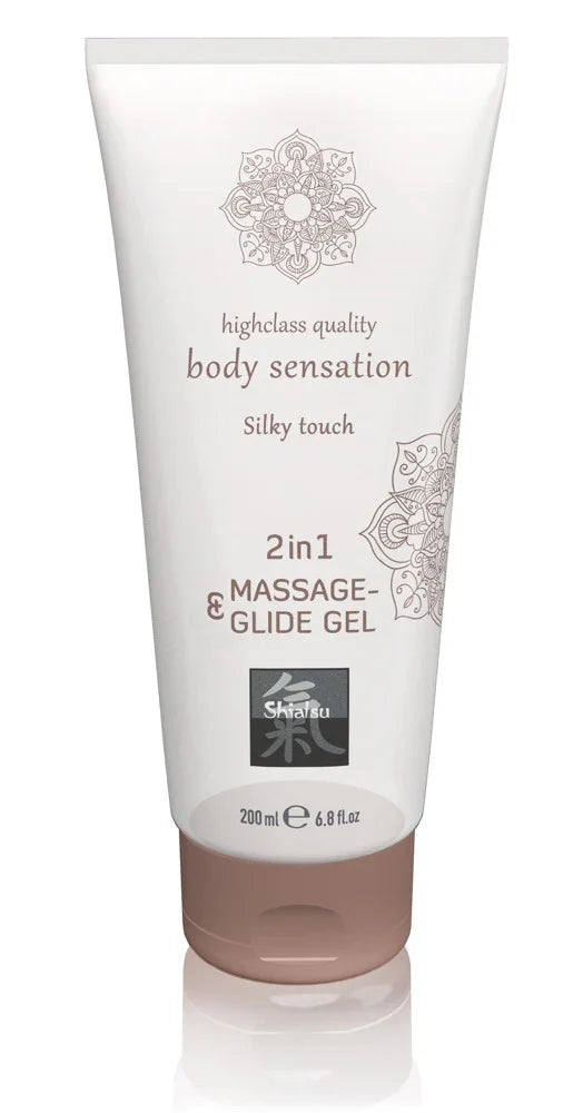 Massage & Glide Gel 2in1 Silky Touch - Happytoys Sexshop: Toys for Feeling Happy & Easy 😊 - Discreet geleverd