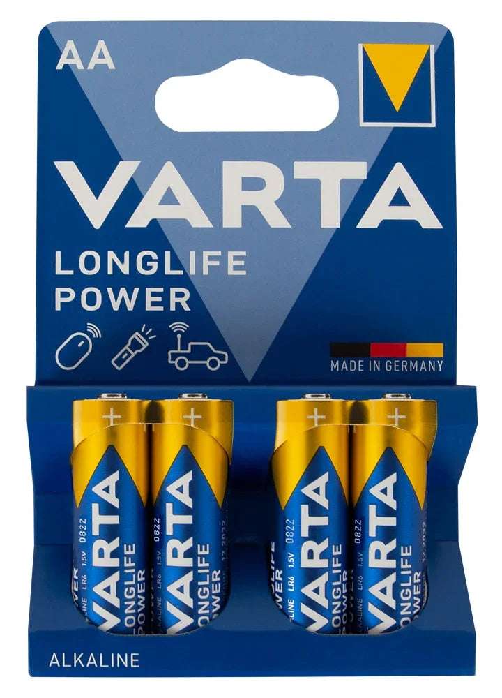 4 Varta AA Batteries - Happytoys Sexshop: online sex shop for Feeling Happy & Easy 😊 - Discreet geleverd