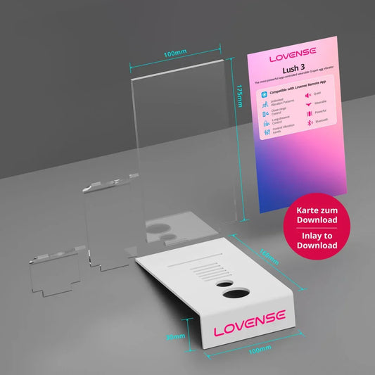 Neutral Lovense Product Display Stand - Happytoys Sexshop: Toys for Feeling Happy & Easy 😊 - Discreet geleverd