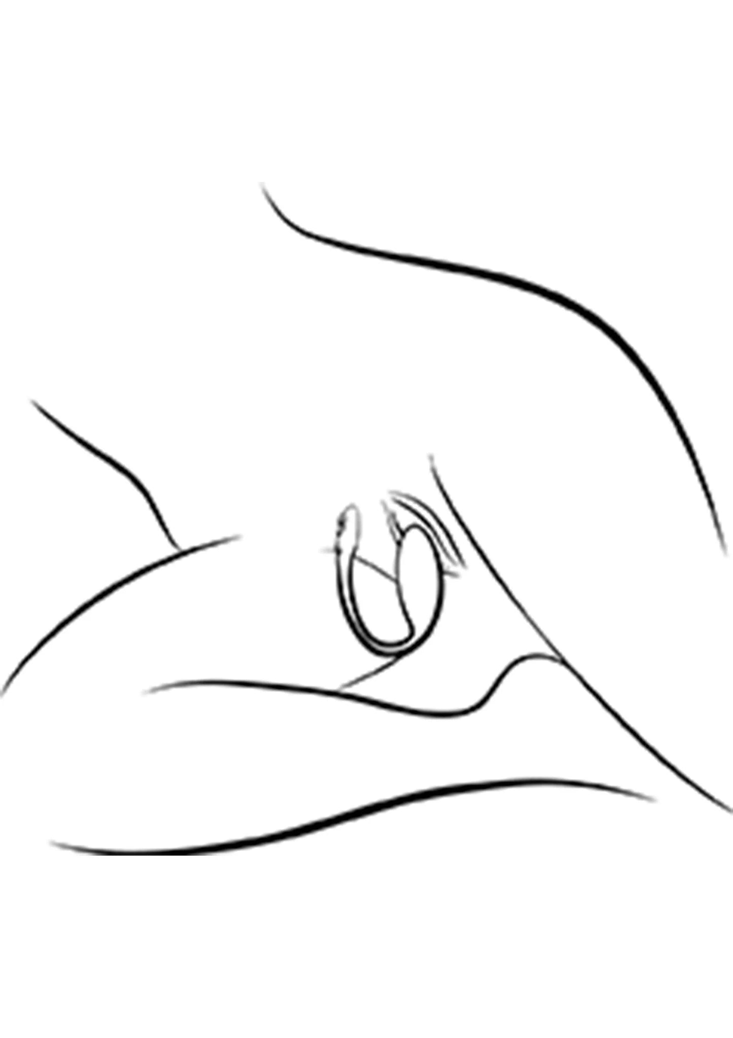 Schematische plaatsing van vibrator in intieme omgeving