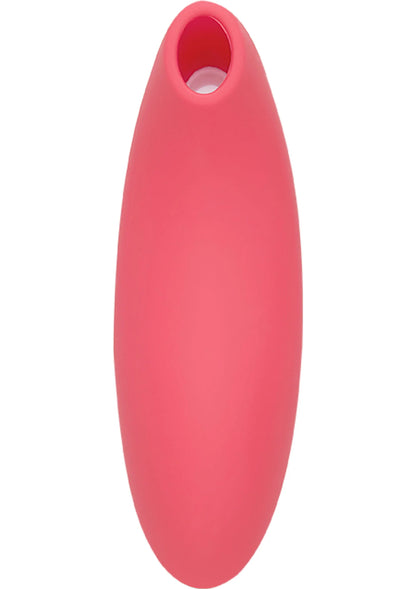 Roze ovaalvormige vibrator met ronde opening bovenin