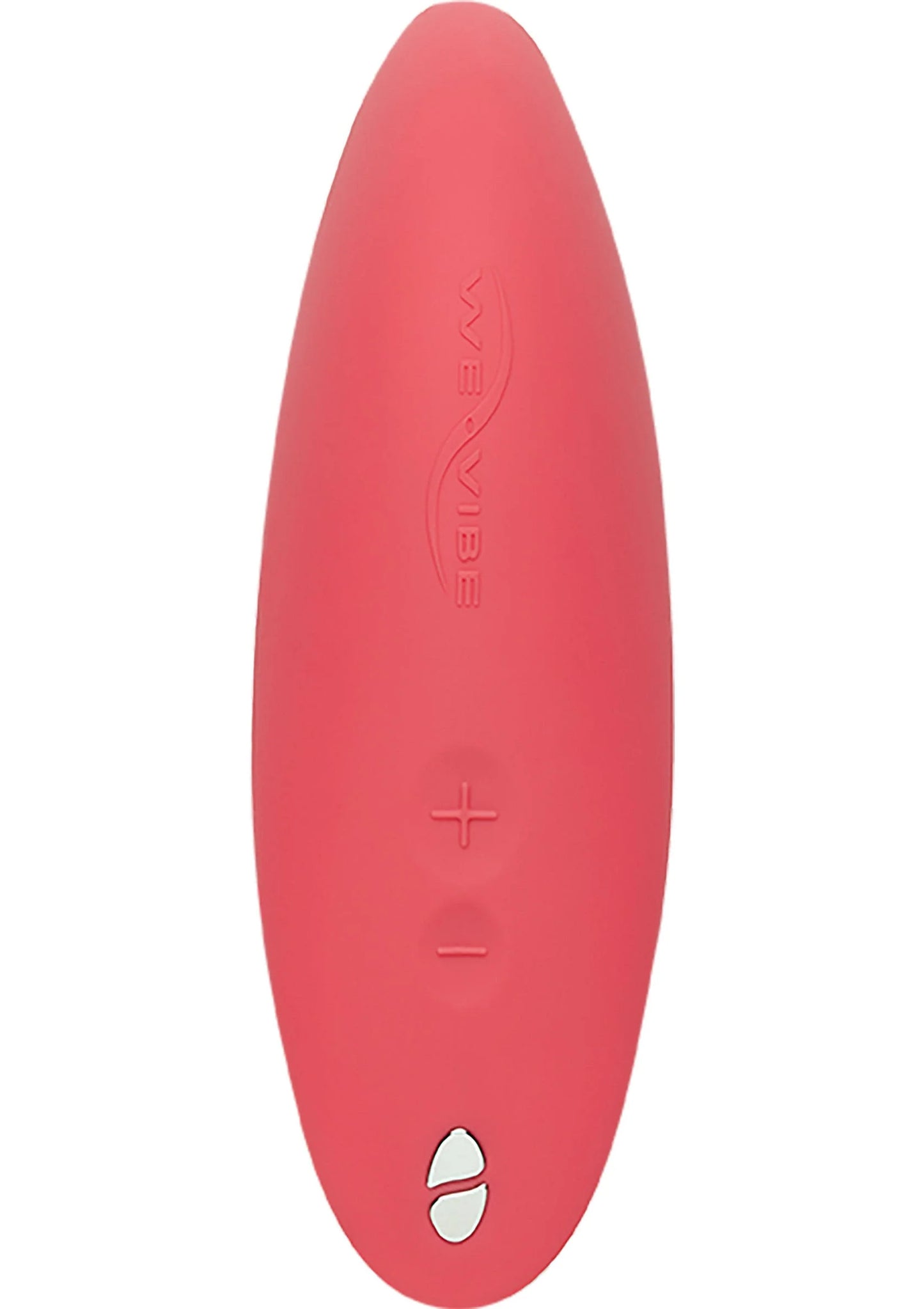 Roze Melt van We-Vibe vibrator, langwerpig met +/– knoppen en indicatie