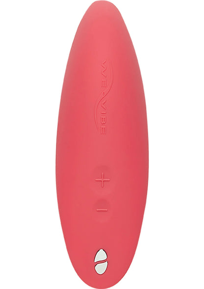 Roze Melt van We-Vibe vibrator, langwerpig met +/– knoppen en indicatie