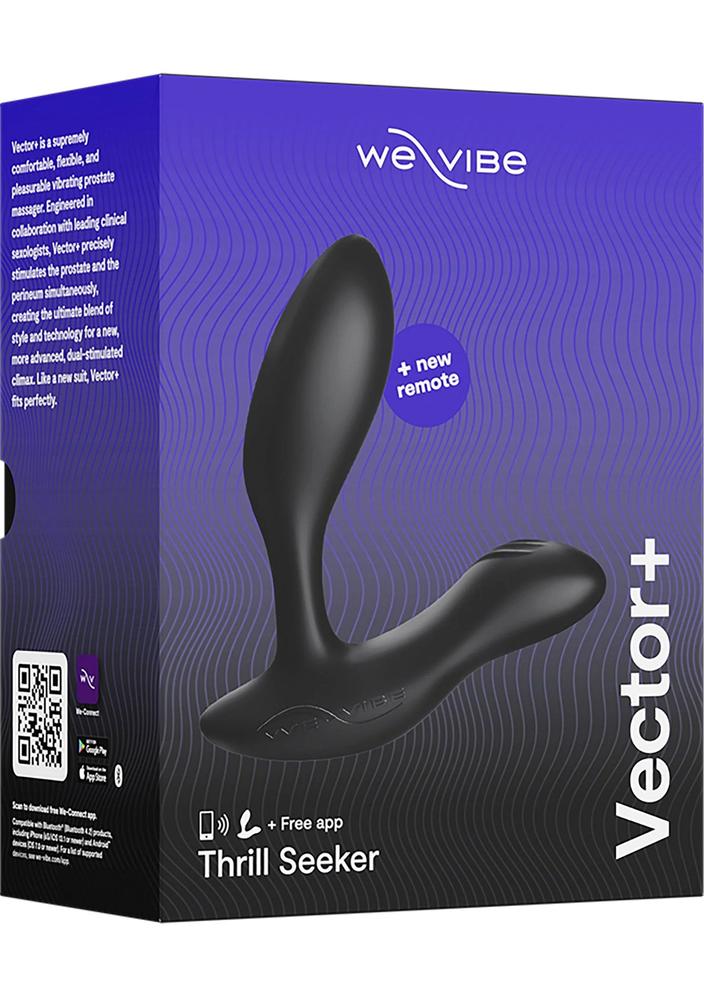 Bestel: Vector + by We - Vibe - bij Happytoys: de erotische sex webshop | liever Happy dan Easy ⭐⭐⭐⭐⭐