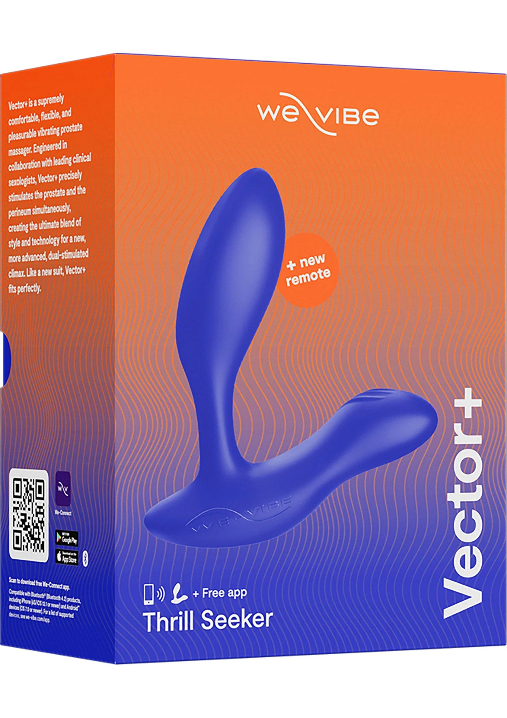 Bestel: Vector + by We - Vibe - bij Happytoys: de erotische sex webshop | liever Happy dan Easy ⭐⭐⭐⭐⭐