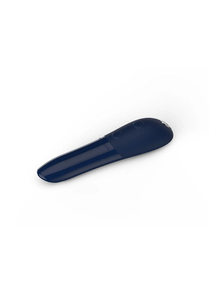 Donkerblauwe vibrerende capsule met afgeronde vorm