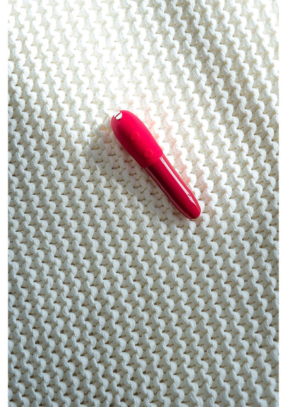Tango X van We-Vibe vibrator, rood, langwerpige capsulevorm