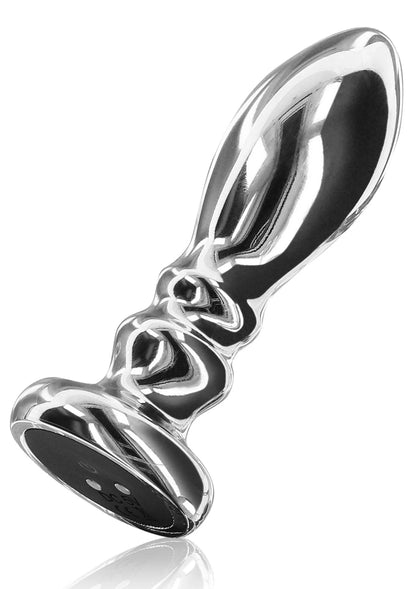 Bestel: The Slider Vibrating Plug Large - bij Happytoys: de erotische sex webshop | liever Happy dan Easy ⭐⭐⭐⭐⭐ - Default Title - 10059 - SILVER