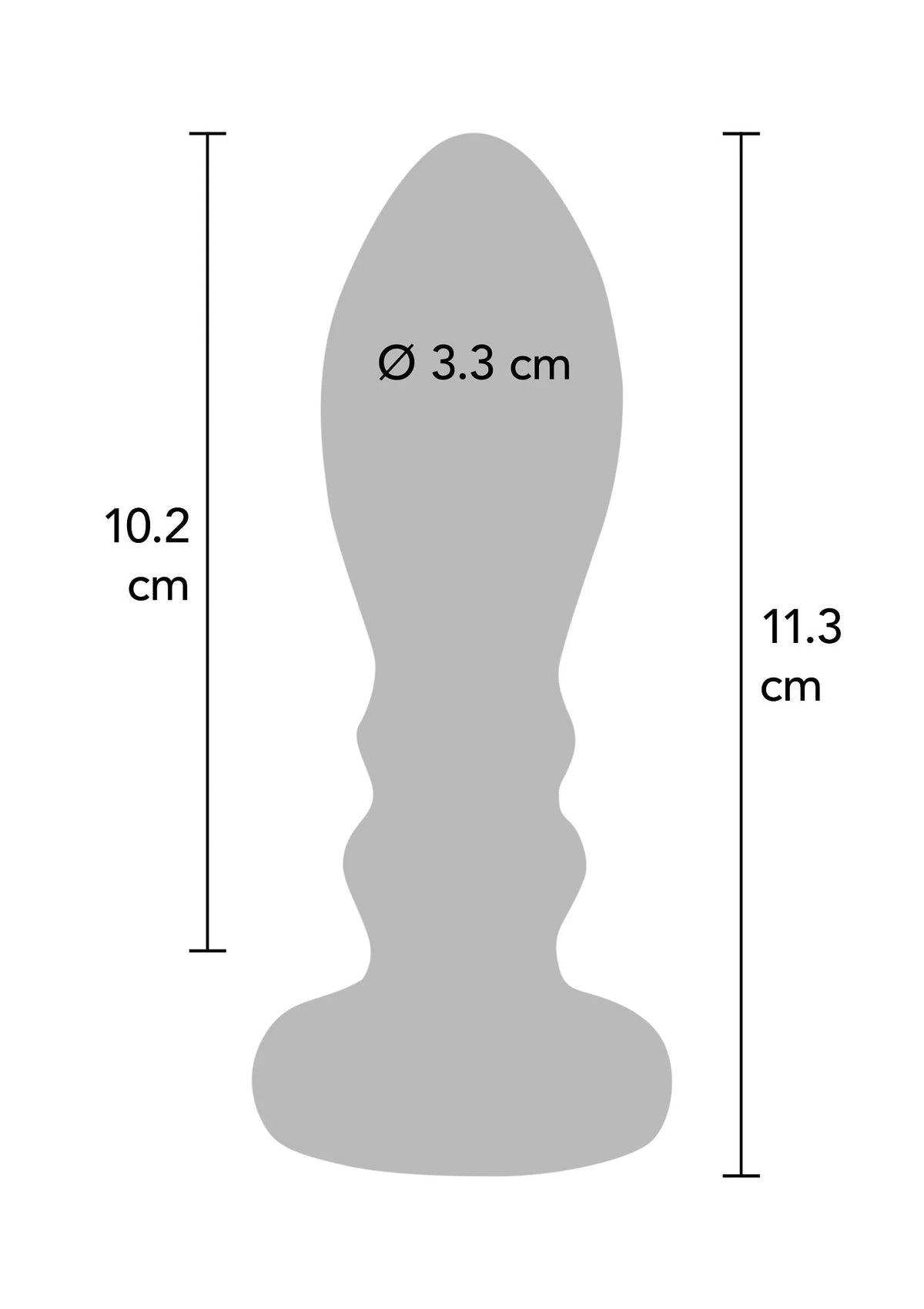 Bestel: The Slider Vibrating Plug Large - bij Happytoys: de erotische sex webshop | liever Happy dan Easy ⭐⭐⭐⭐⭐