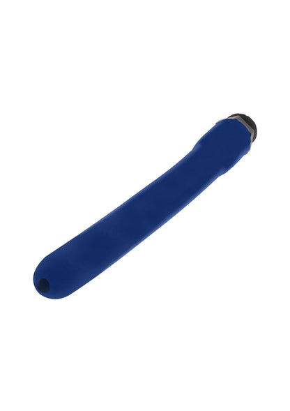 Blauwe anale douche toy met afgeronde punt