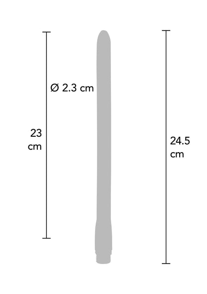 Anale douche toy, afmeting 23 cm en ø 2,3 cm