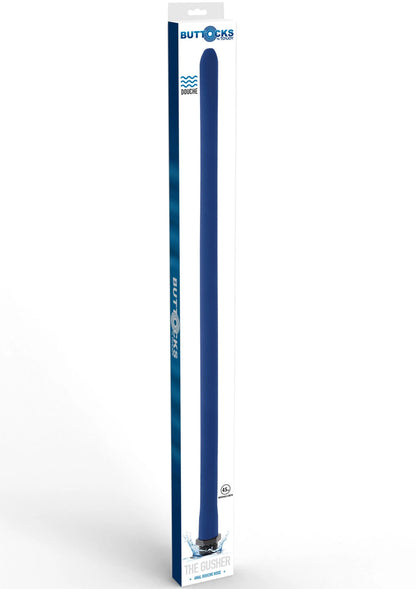 ToyJoy anale douche: blauwe flexibele siliconen buis van 45 cm