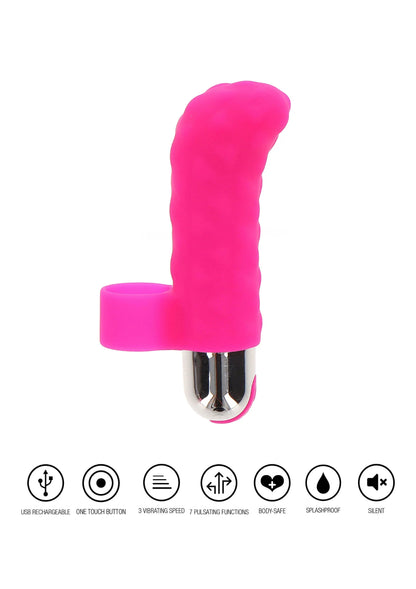 Bestel: Finger Vibe Tickle Pleaser Vibrator Rechargeable by ToyJoy - bij Happytoys: de erotische sex webshop | liever Happy dan Easy ⭐⭐⭐⭐⭐