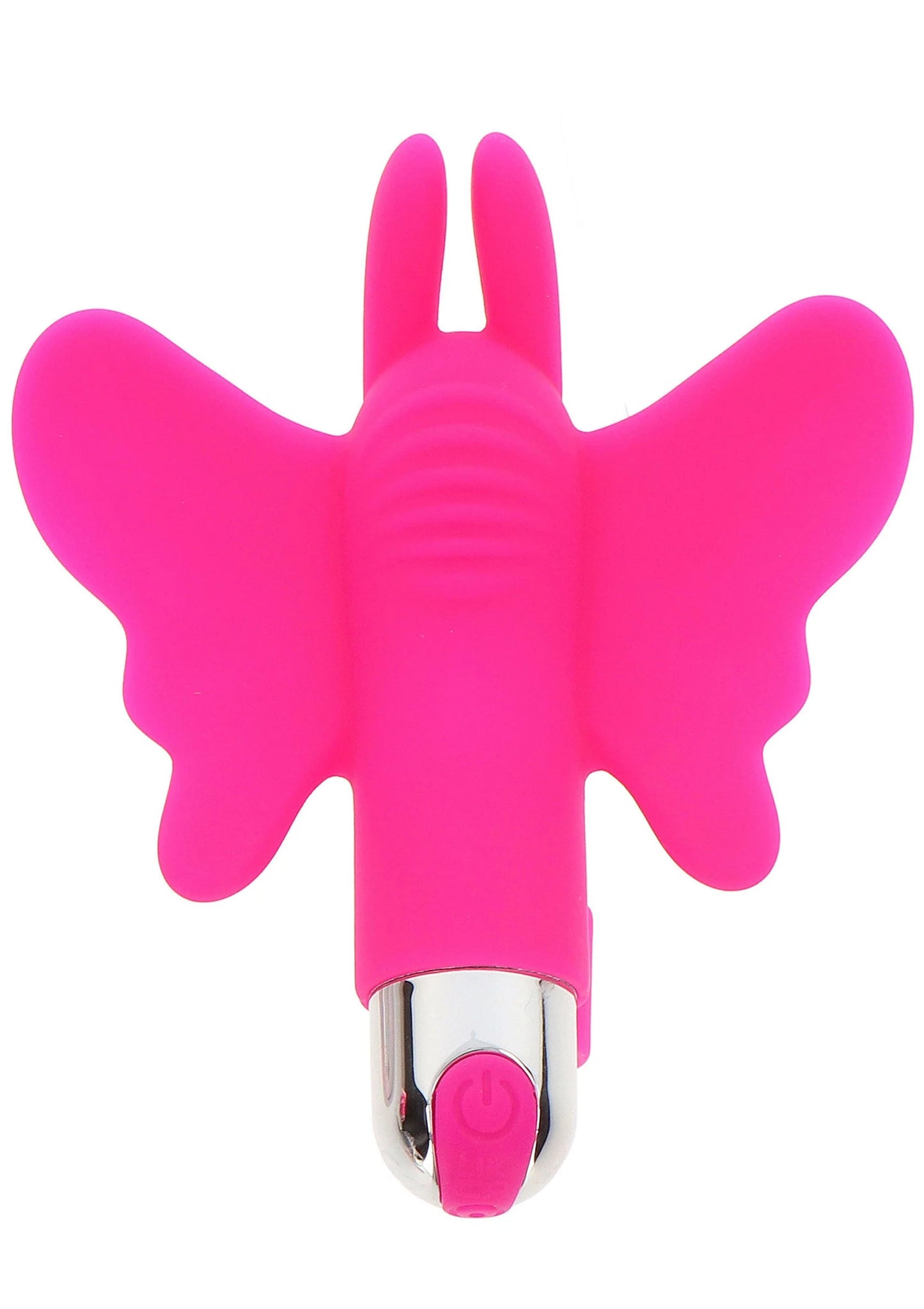 Beste vandaag nog: Finger Vibe Butterfly Pleaser Rechargeable by ToyJoy - bij Happytoys - Default Title - 10116 - PINK