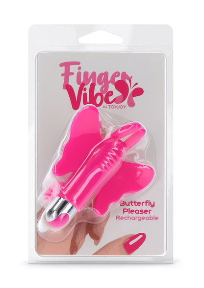Beste vandaag nog: Finger Vibe Butterfly Pleaser Rechargeable by ToyJoy - bij Happytoys
