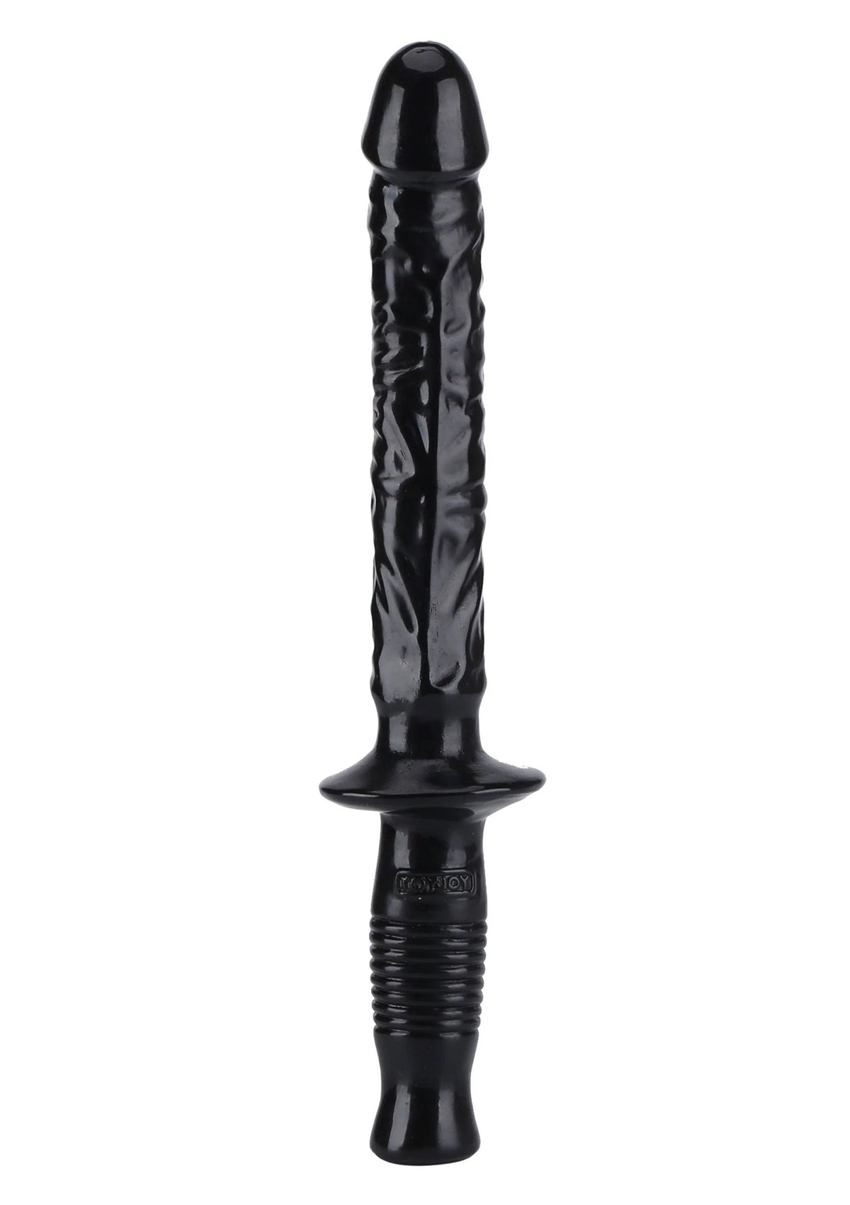 Bestel: Dong The Manhandler PVC 38 cm - bij Happytoys: de erotische sex webshop | liever Happy dan Easy ⭐⭐⭐⭐⭐ - Default Title - 10136 - BLACK