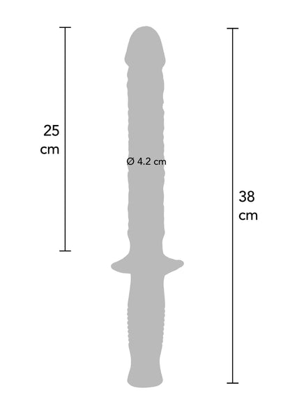 Bestel: Dong The Manhandler PVC 38 cm - bij Happytoys: de erotische sex webshop | liever Happy dan Easy ⭐⭐⭐⭐⭐