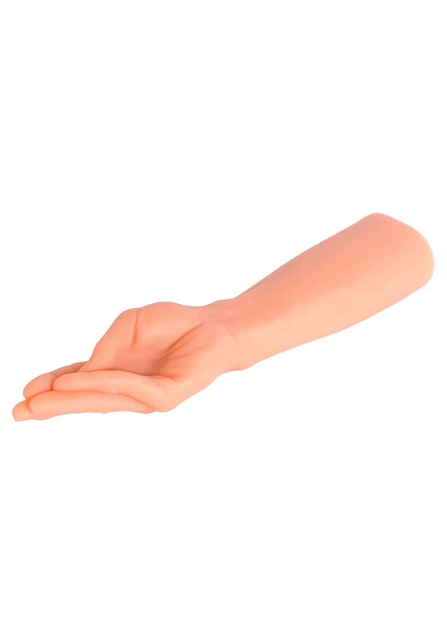 Handvormig seksspeelgoed (36 cm) met open palm, vleesroze