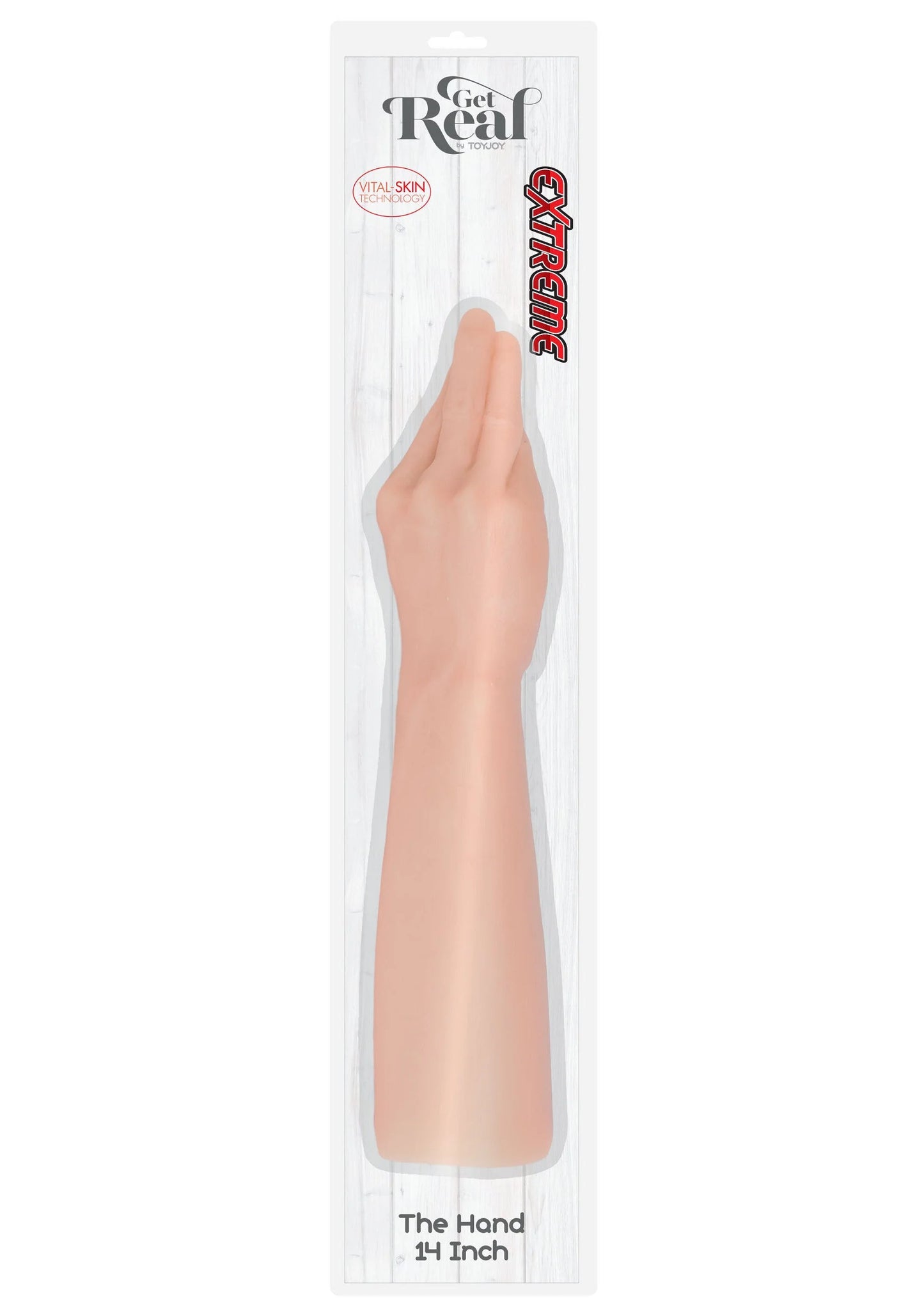Get Real The Hand seksspeeltje in roze doosverpakking, handvorm