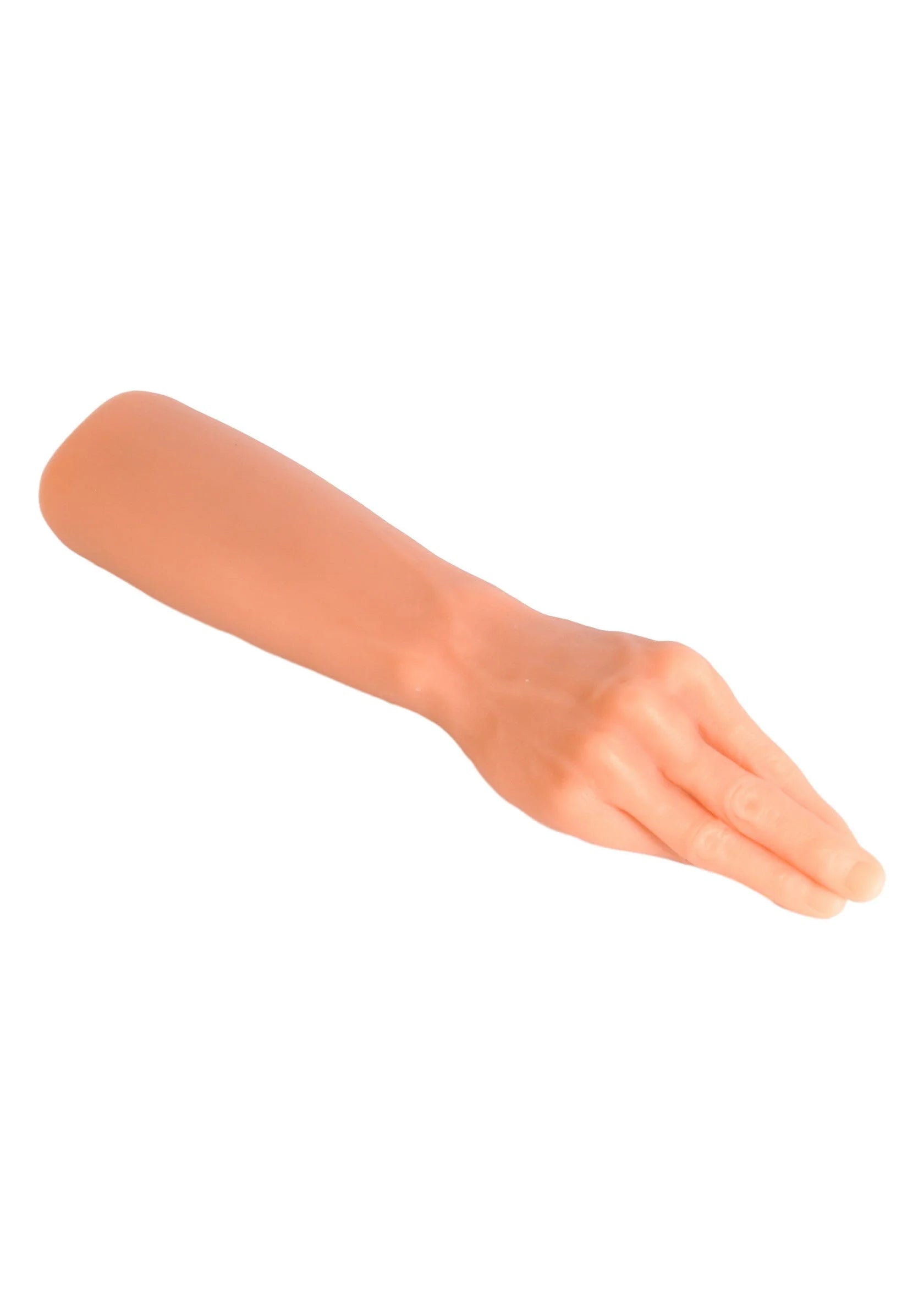 Handvormig seksspeelgoed (36 cm) met horizontale hand, vleesroze
