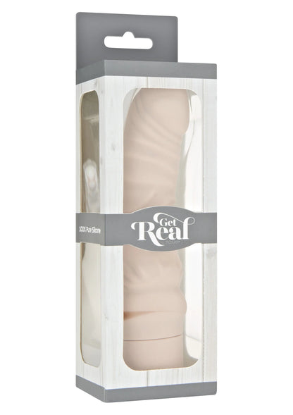 Mini G-spot vibrator in huidskleur, in verpakking