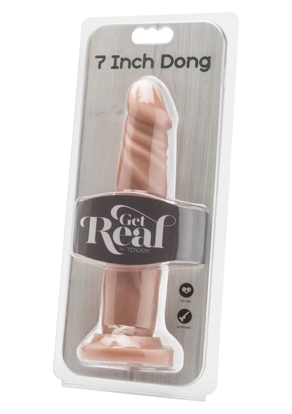 Get Real PVC seksspeeltje in huidskleur, in blisterverpakking