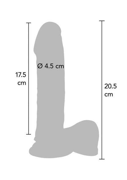 Dual Density Dildo TPE 20 cm by ToyJoy Get Real