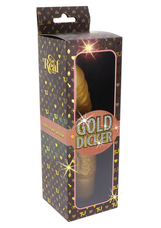 Gold Dicker Stim Vibrator 22 cm by TOyJoy Get Real