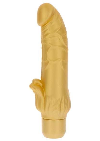 Beste vandaag nog: Gold Dicker Stim Vibrator 22 cm by ToJoy Get Real - bij Happytoys Sexshop: online sex shop for Feeling Happy & Easy 😊