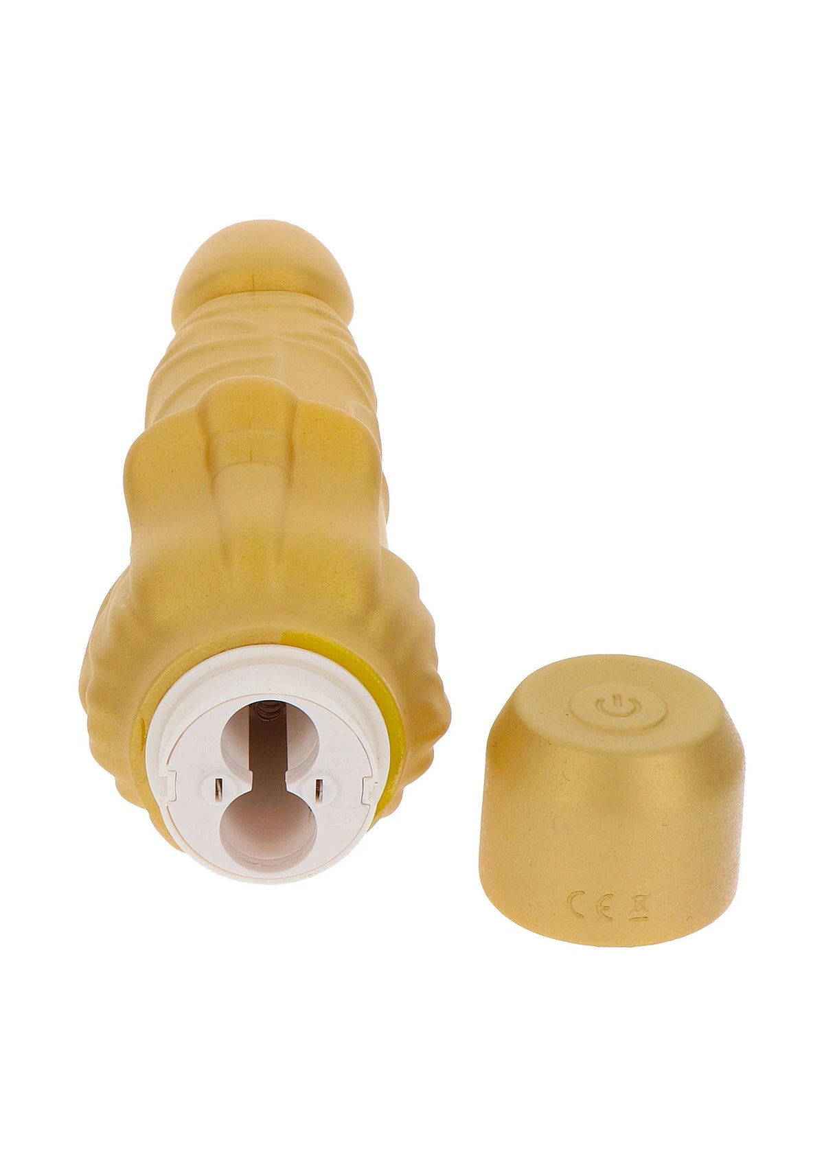Beste vandaag nog: Gold Dicker Stim Vibrator 22 cm by ToJoy Get Real - bij Happytoys Sexshop: online sex shop for Feeling Happy & Easy 😊