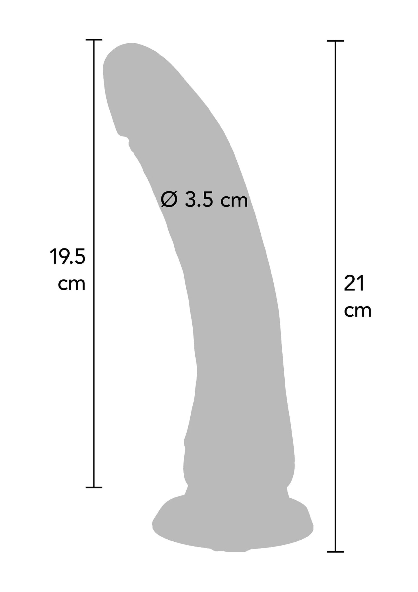 Get Real Silicone Dong 8.5' by ToyJoy