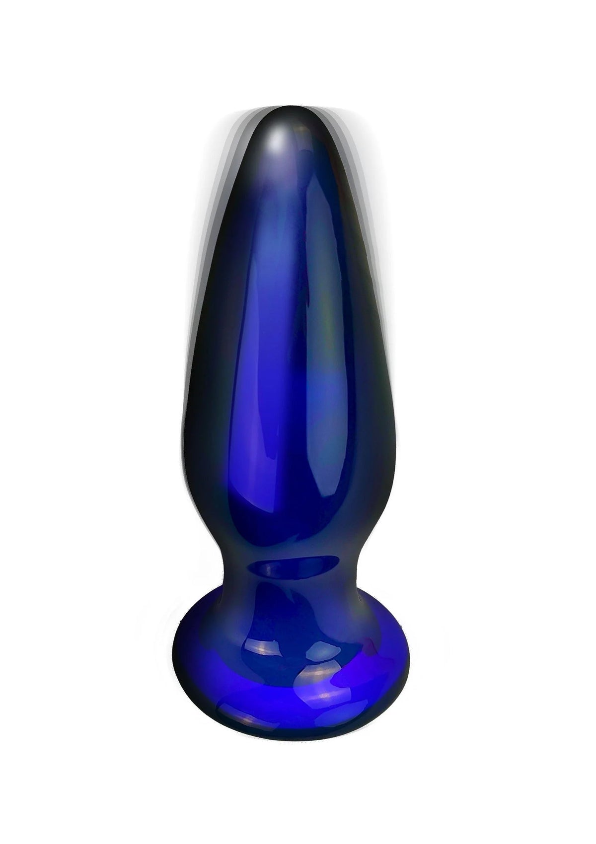 Bestel: Shining Vibrating Glass Plug - bij Happytoys: de erotische sex webshop | liever Happy dan Easy ⭐⭐⭐⭐⭐ - Default Title - 10216 - BLUE