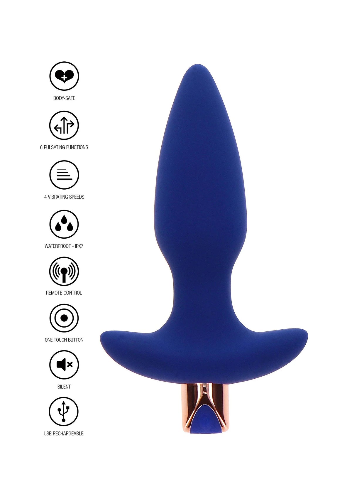 Bestel: The Sparkle Buttplug - bij Happytoys: de erotische sex webshop | liever Happy dan Easy ⭐⭐⭐⭐⭐