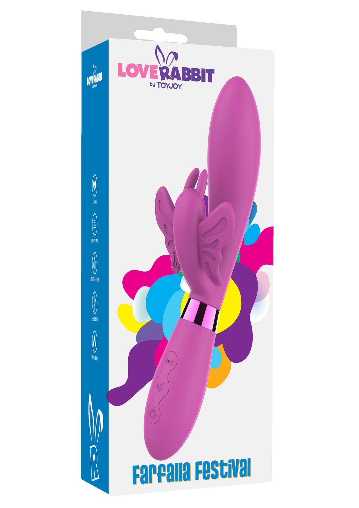 Bestel: Love Rabbit Farfalla Festival Vibrator by ToyJoy - bij Happytoys: de erotische sex webshop | liever Happy dan Easy ⭐⭐⭐⭐⭐